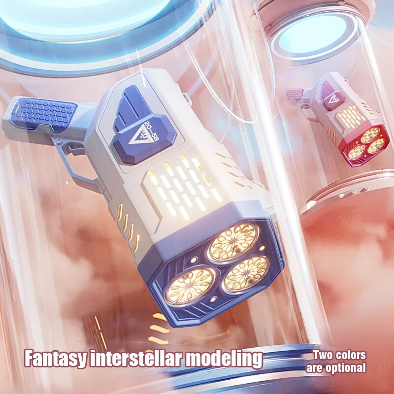 36-Hole , Luminous Cycle Bubble Gun 😁👍