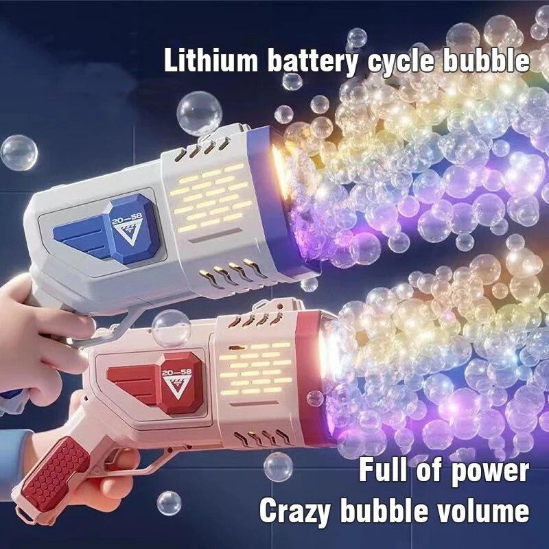 36-Hole , Luminous Cycle Bubble Gun 😁👍